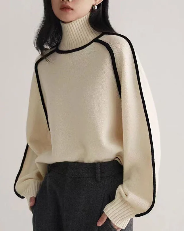 Hanna | Suéter elegante de cuello alto