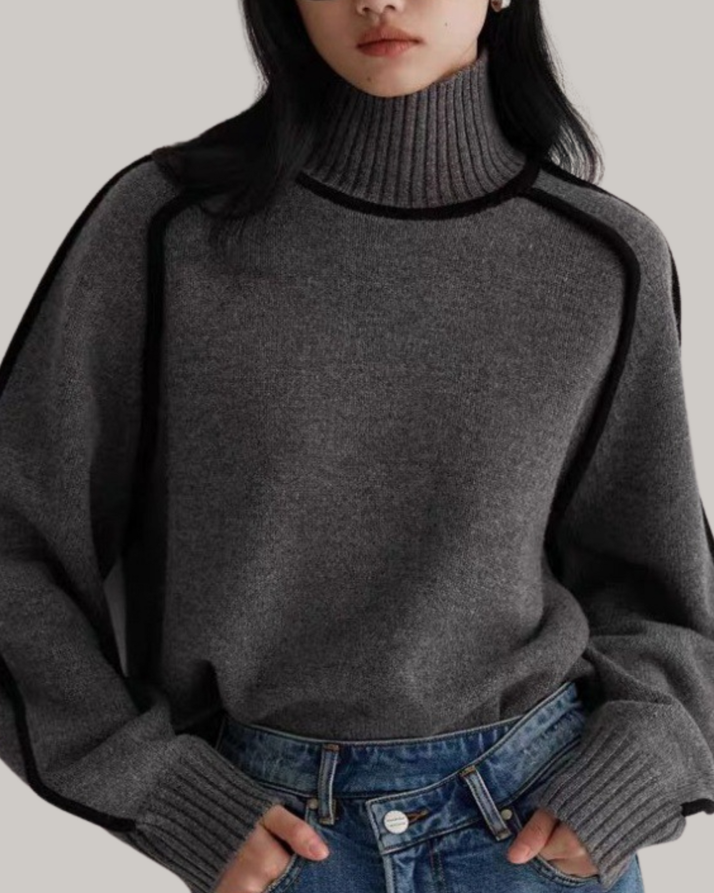 Hanna | Suéter elegante de cuello alto