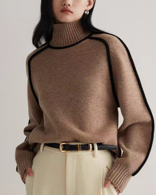 Hanna | Suéter elegante de cuello alto