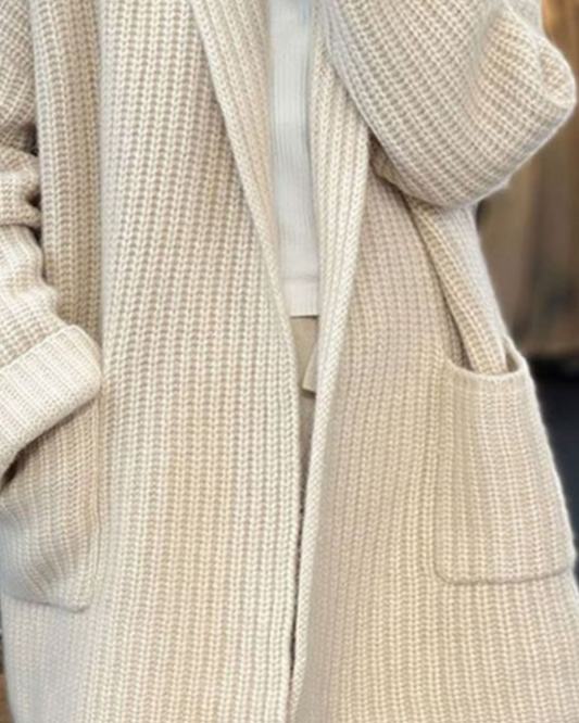 Alexa | Cárdigan largo de punto