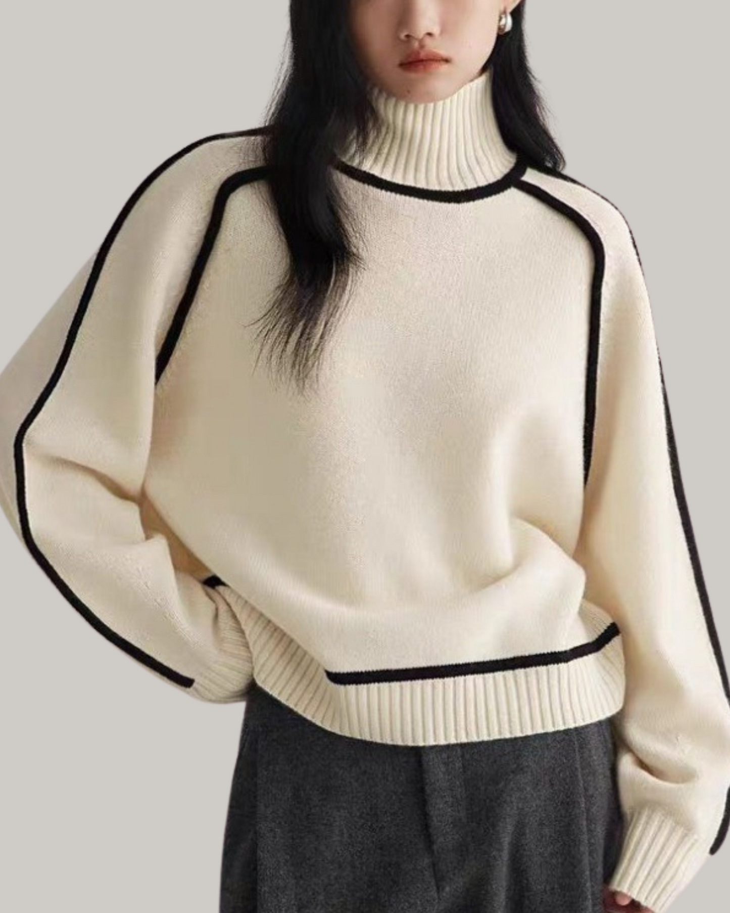 Hanna | Suéter elegante de cuello alto