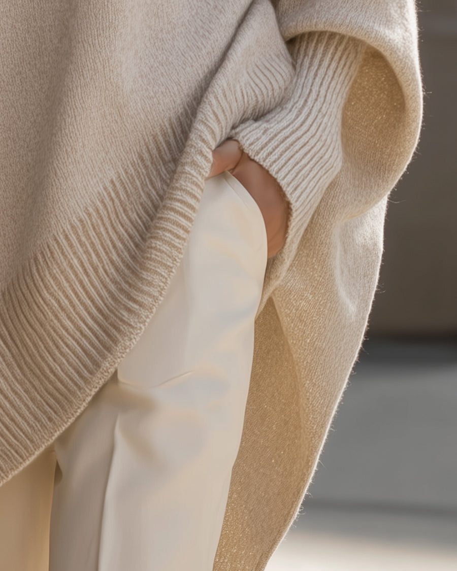 Nara | Suéter oversize de lana refinada